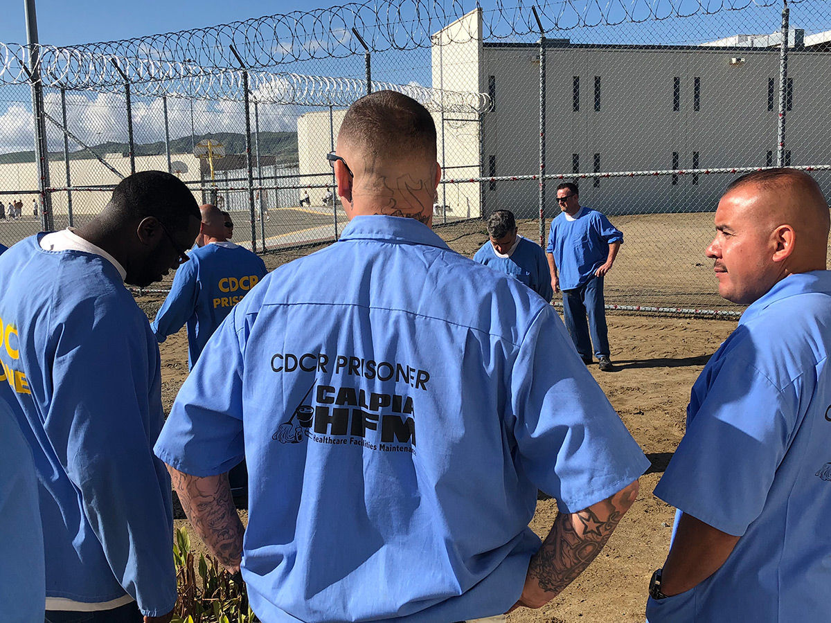 Avenal State Prison garden